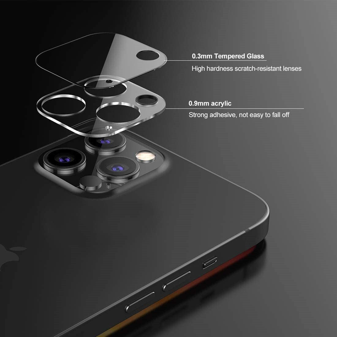 VEN-DENS Tempered Glass Back Camera Lens Protector for iPhone 13 Series (All Models)