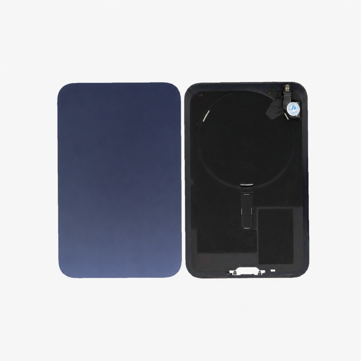 For iPhone 17 Pro Max Rear Back Glass with Holder Deep Blue