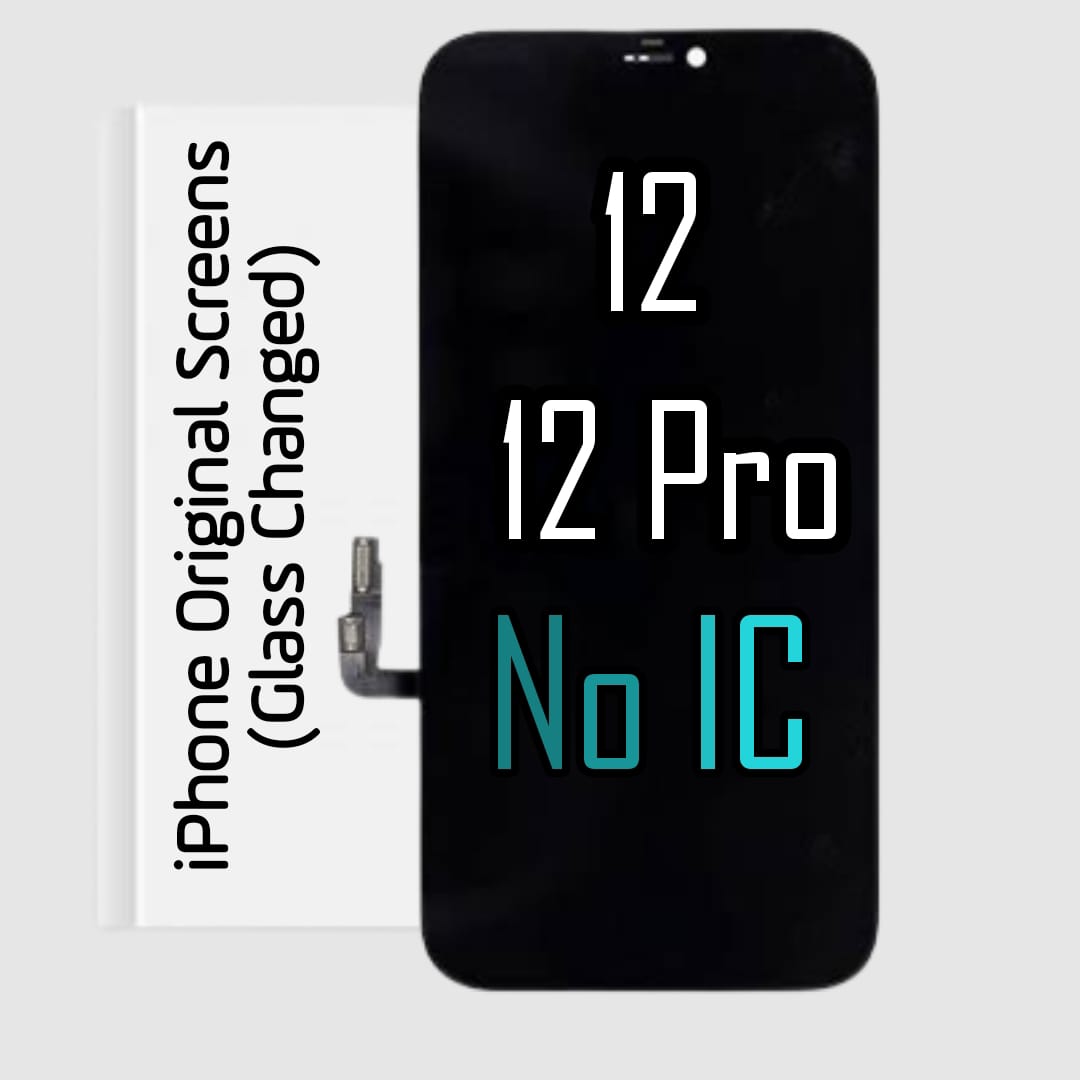 Genuine iPhone 12- 12 Pro Glass Changed Refurbished Screen Without IC Chip