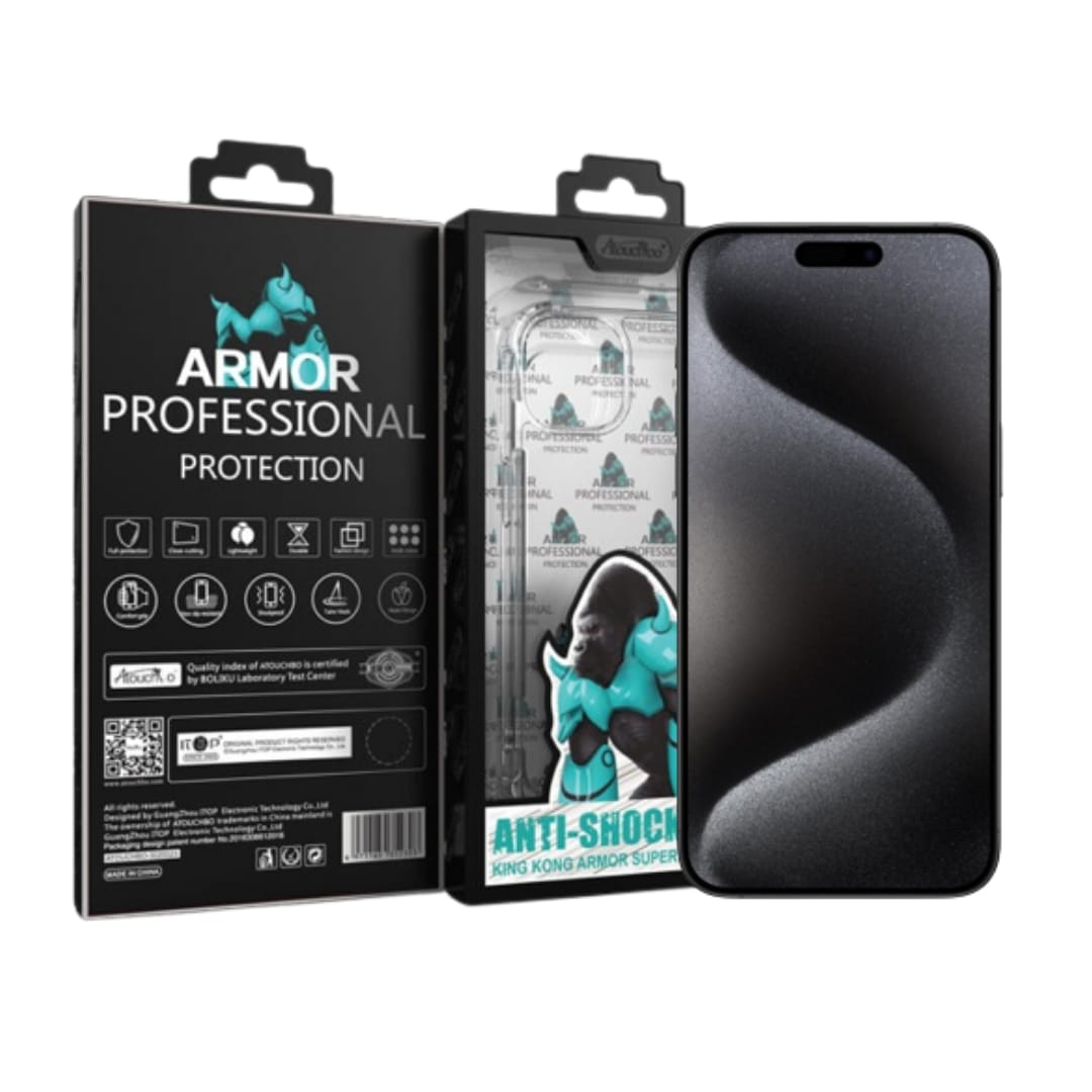 iPhone 15 Pro Max Anti-Burst Protective Case Clear