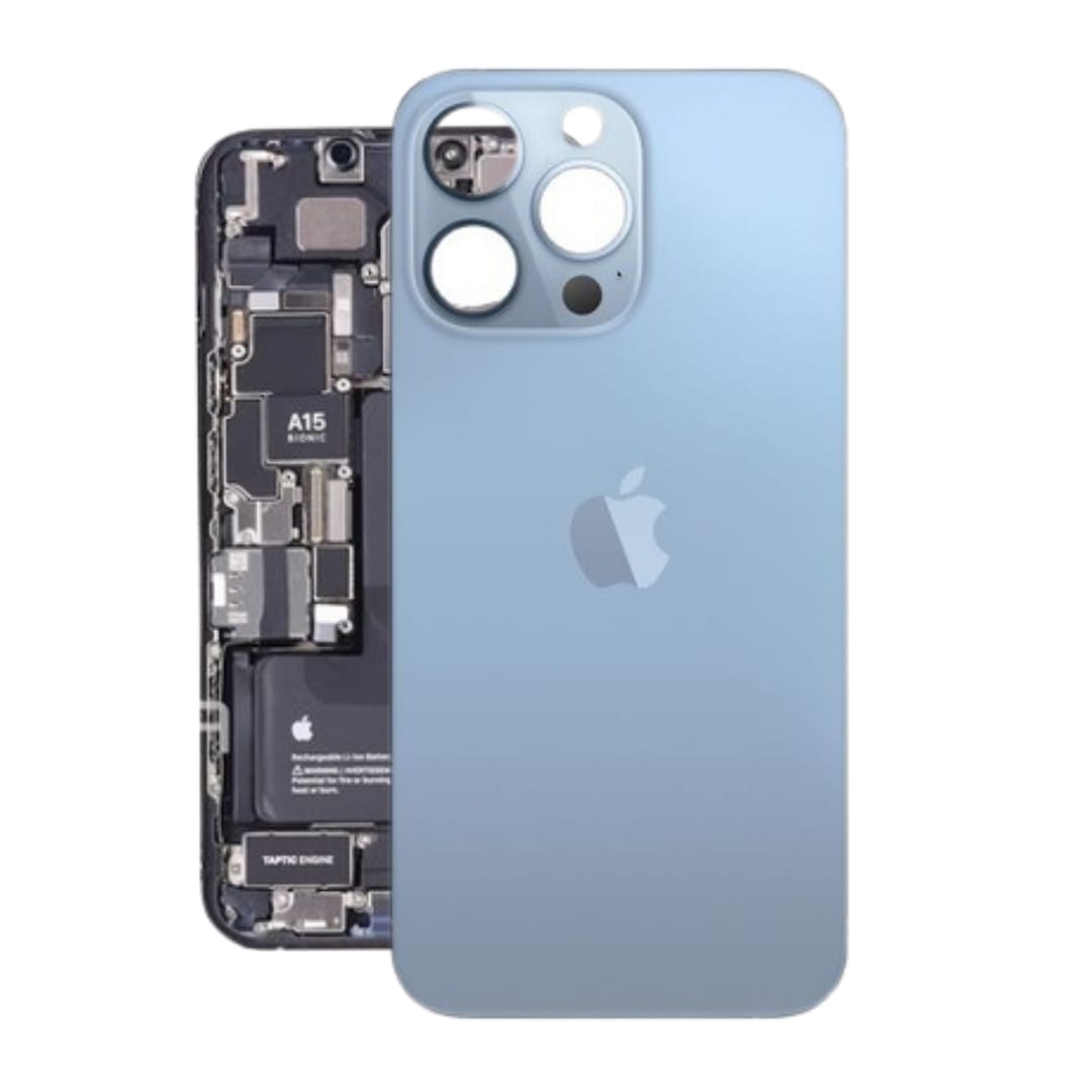 Original Pull – Reclaimed Back Housing with Parts and Battery For iPhone 13 Pro Grade A – Blue