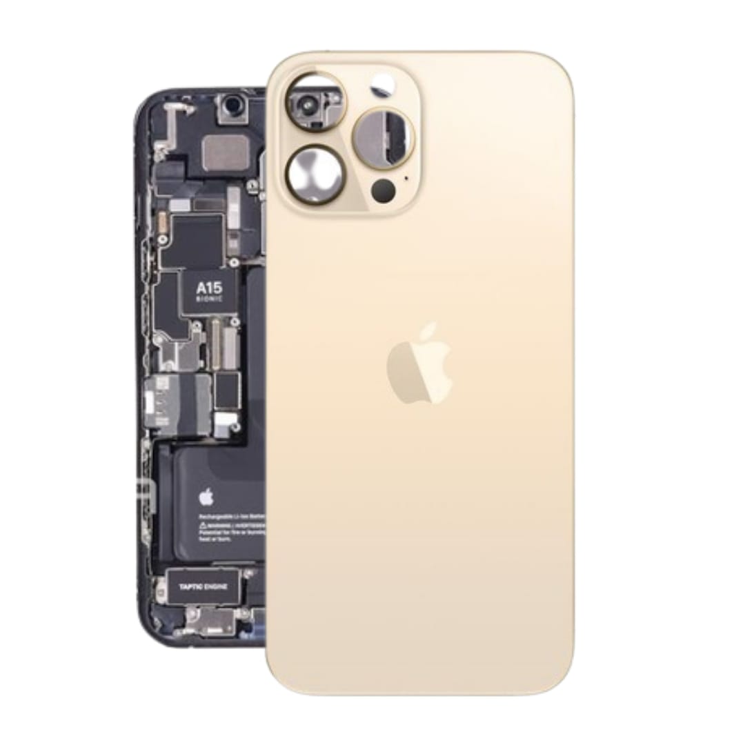 Original Pull – Reclaimed Back Housing with Parts and Battery For iPhone 13 Pro Grade A – Gold