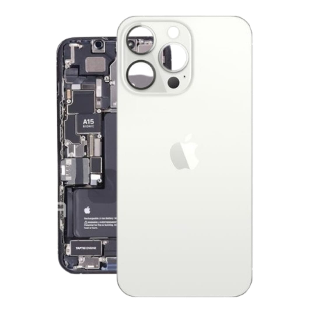 Original Pull – Reclaimed Back Housing with Parts and Battery For iPhone 13 Pro Grade A – Silver