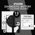Diagnosable Battery for iPhone 13 Mini with OEM IC and PCB Board, No Pop-Up, No Soldering Required