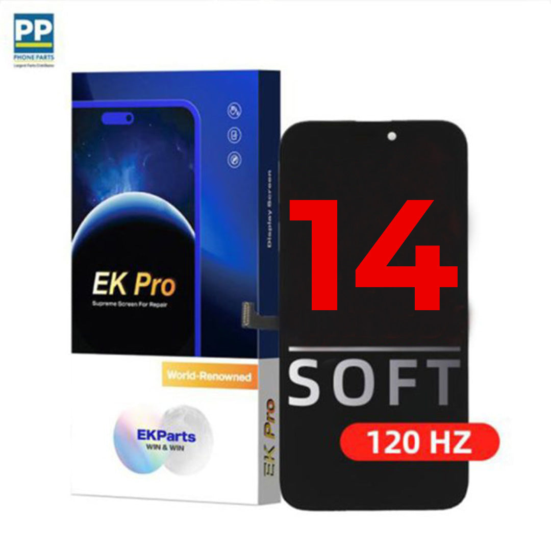 EK Pro COF FHD 120hz Soft OLED LCD Screen For iPhone 14