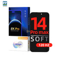 EK Pro COF FHD 120hz Soft OLED LCD Screen For iPhone 14 Pro Max