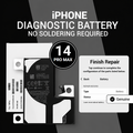 Diagnosable Battery for iPhone 14 Pro Max with OEM IC and PCB Board, No Pop-Up, No Soldering Required