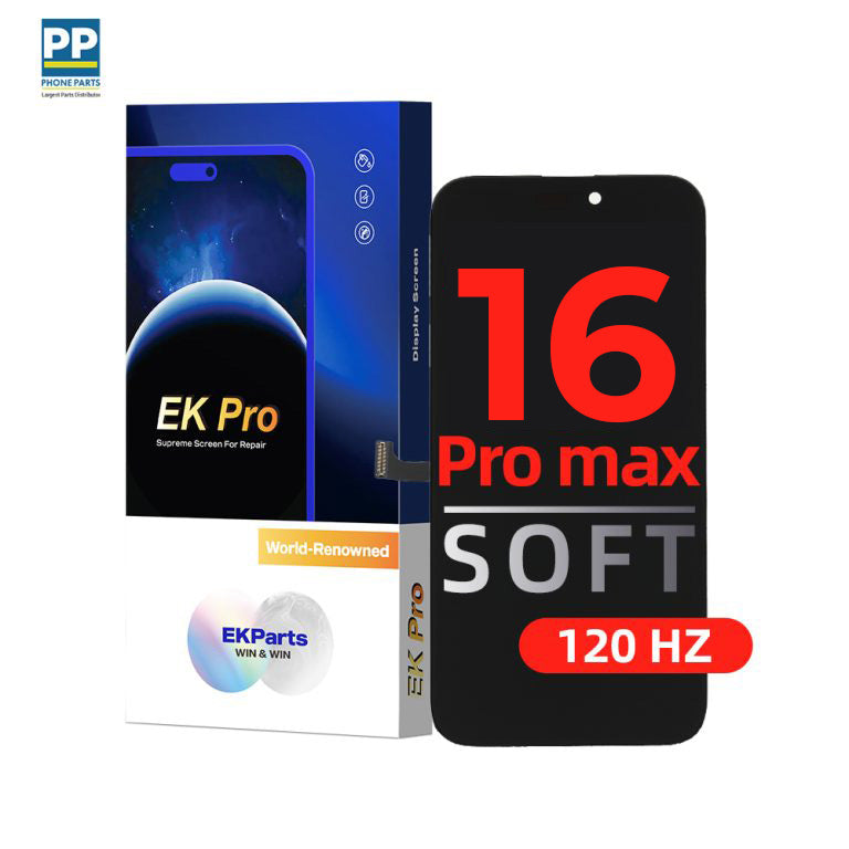 EK Pro COP FHD 120hz Soft OLED LCD Screen For iPhone 16 Pro Max