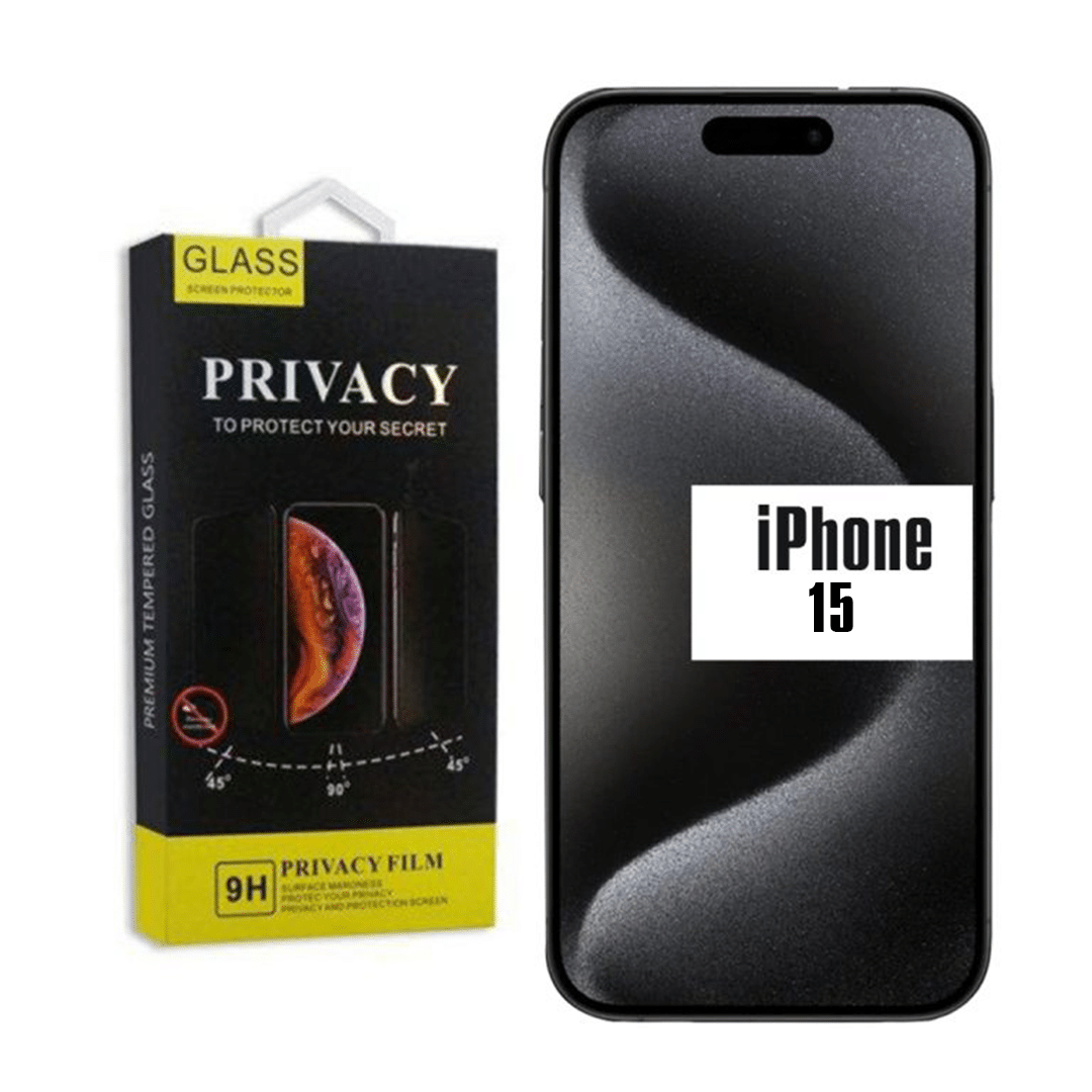 iPhone 15 Privacy Glass Screen Protector