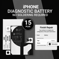 Diagnosable Battery for iPhone 15 Plus with OEM IC and PCB Board, No Pop-Up, No Soldering Required