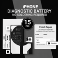 Diagnosable Battery for iPhone 15 Pro with OEM IC and PCB Board, No Pop-Up, No Soldering Required