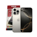 iPhone 16 Pro Max Full Glue Tempered Glass – Black