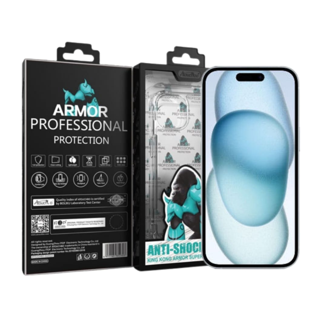 iPhone 15 Anti-Burst Protective Case Clear