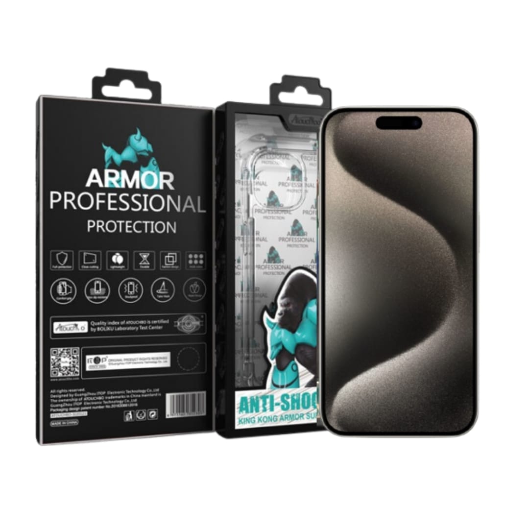 iPhone 15 Pro Anti-Burst Protective Case Clear