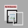 iPad 4 Digitizer 9.7″ (2012) With Home Button Black A1458 A1459 A1460 OEM Quality