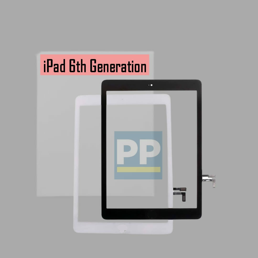 iPad 6 Digitizer 9.7″ (2018) With Home Button Black A1893 A1954 OEM Quality