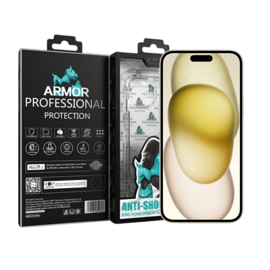 iPhone 15 Plus Anti-Burst Protective Case Clear