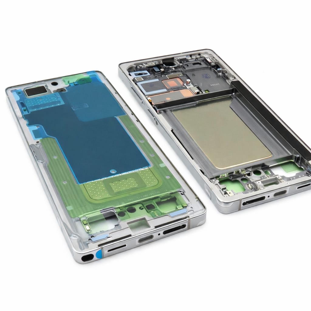 Genuine Samsung Galaxy S25 Ultra SM-S938 Display Frame- Chassis Titanium Whitesilver- Titanium Silverblue