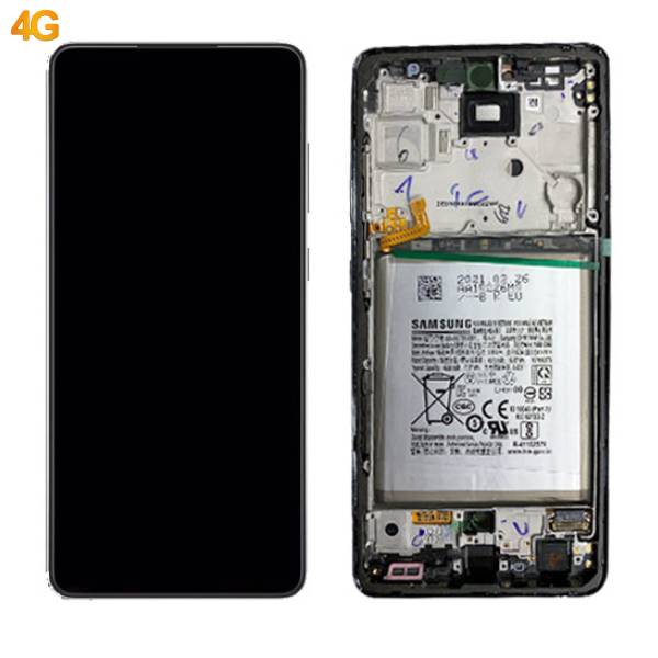 Genuine Samsung Galaxy A72 4G SM-A725 LCD Screen With Battery Black [WF]