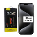 iPhone 15 Pro Max Privacy Glass Screen Protector