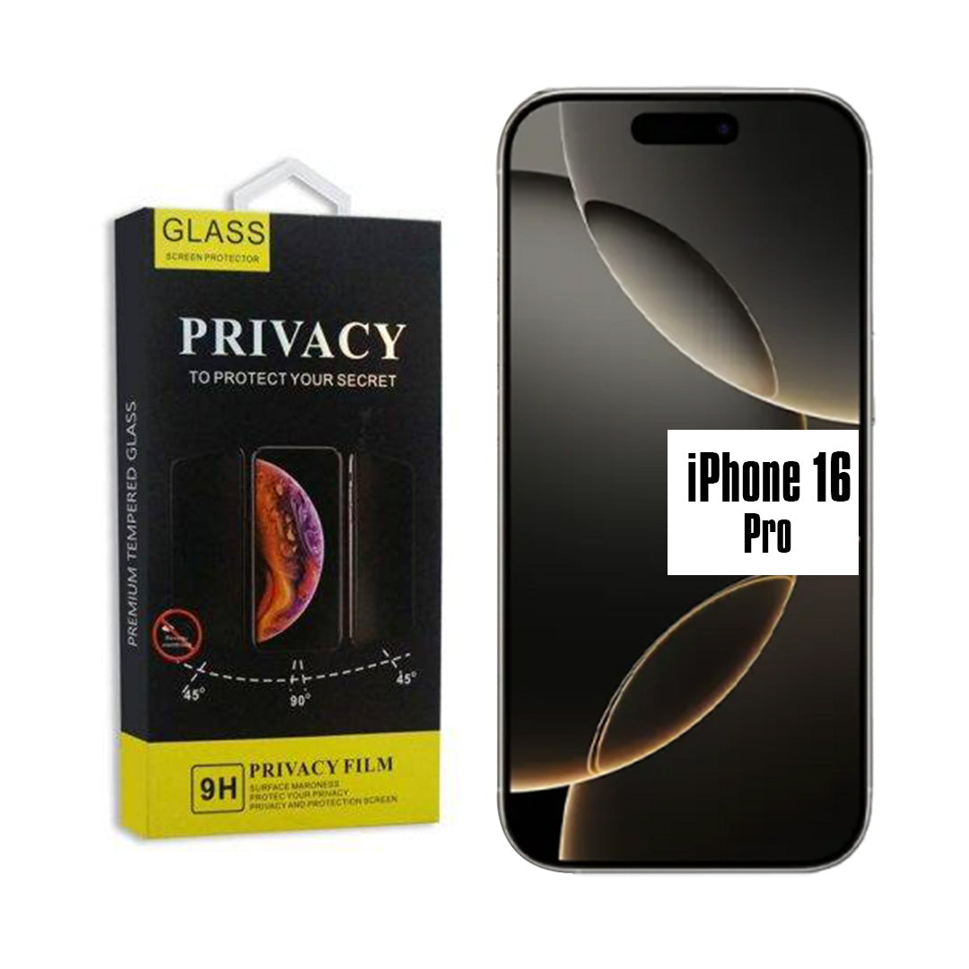 iPhone 16 Pro Privacy Glass Screen Protector