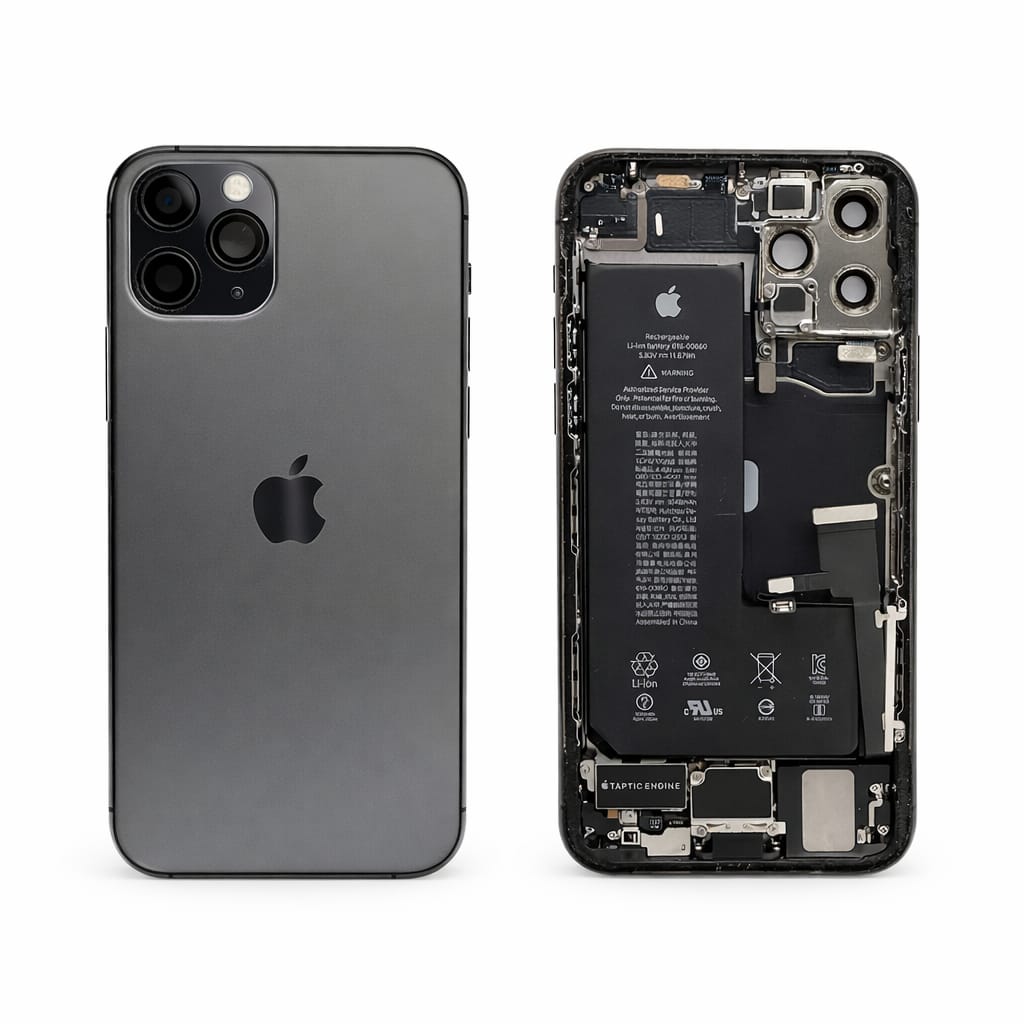 For Apple iPhone 11 Pro Original Pull- Reclaimed Back Housing with Parts & Battery – Graphite