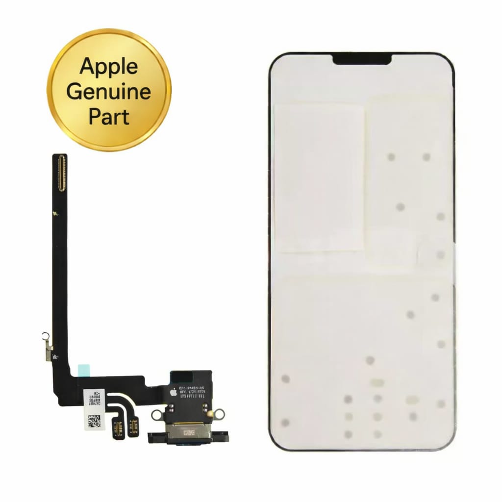 GENUINE APPLE IPHONE 16 PRO CHARGING PORT FLEX DOCK CONNECTOR A3292 A3293 A3294 – NATURAL TITANIUM
