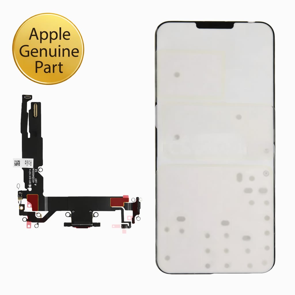 GENUINE APPLE IPHONE 16 CHARGING PORT FLEX DOCK CONNECTOR A3286 A3287 A3288 – BLACK