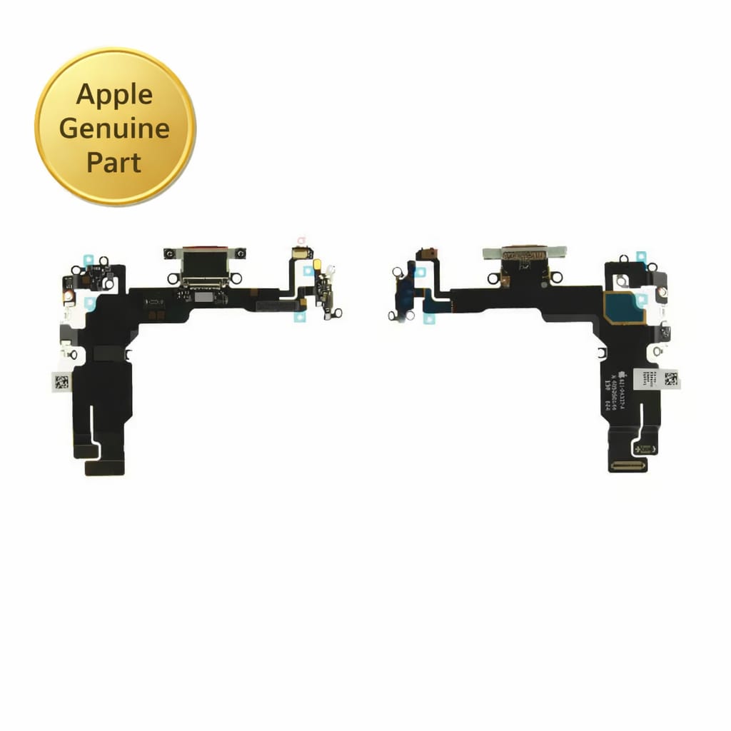 GENUINE APPLE IPHONE 15 CHARGING PORT FLEX DOCK CONNECTOR A3089 A3090 A3092 – BLACK