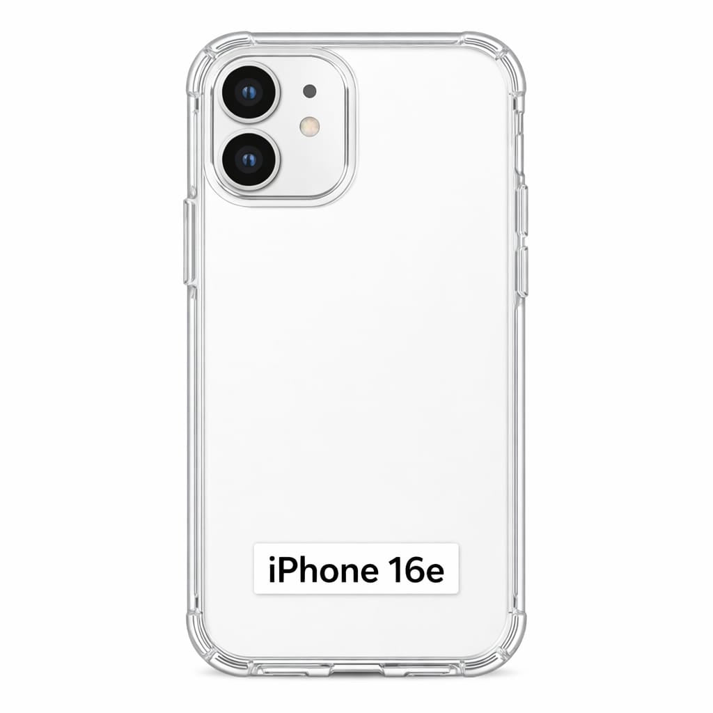 IPHONE 16E CLEAR GEL CASE WITH MAGSAFE