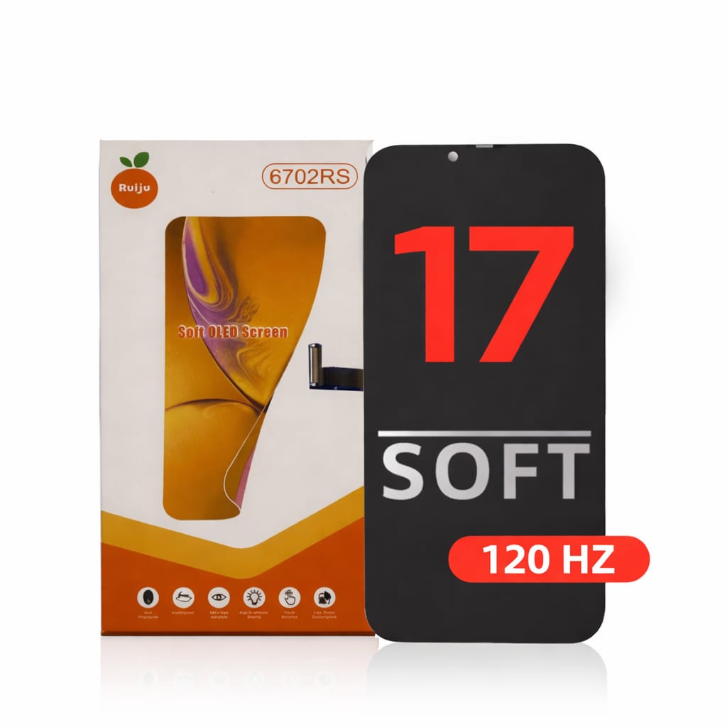 IPHONE 17 120HZ SOFT OLED LCD SCREEN RJ