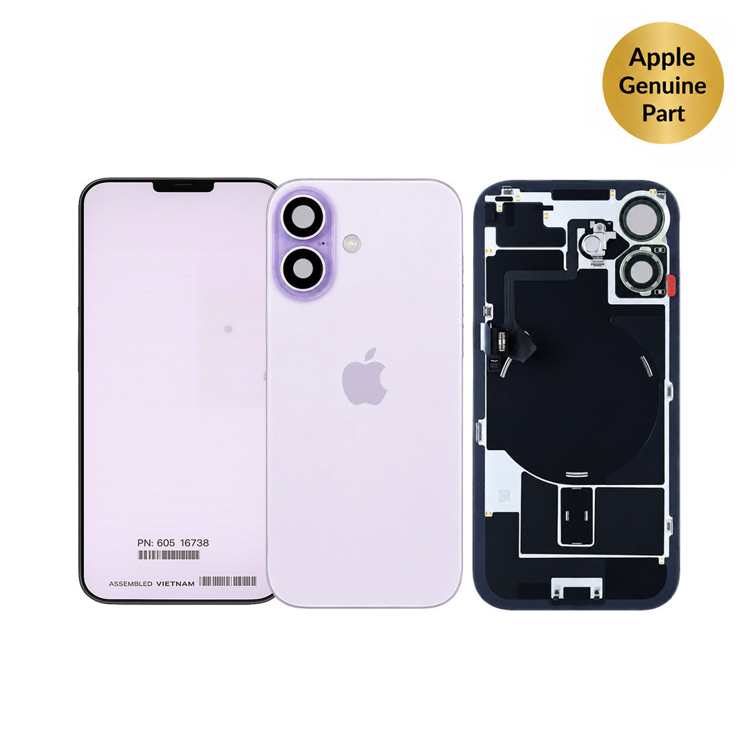 Apple Original Back Glass with MagSafe Magnet & NFC & Flashlight Flex For iPhone 17 Lavender – 661-56060
