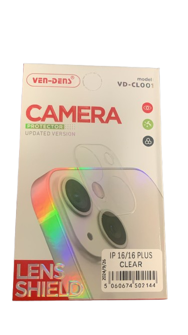 iPhone 16 | 16 Plus Camera Lens Protector Shield – VD-CL001