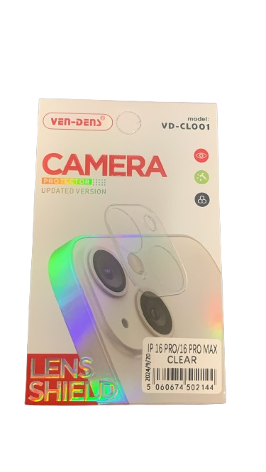 iPhone 16 Pro | 16 Pro Max Camera Lens Protector Shield – VD-CL001