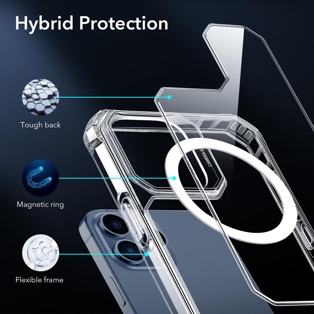 ESR iPhone 13 Pro Max Air Armor Clear Case with Halolock
