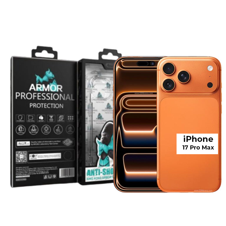 iPhone 17 Pro Max Anti-Burst Protective Case Clear