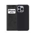 Wallet Flip Case For iPhone 16 Pro – Black