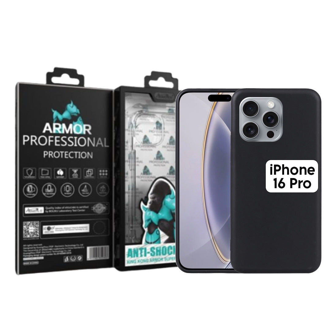 iPhone 16 Pro Anti-Burst Protective Case Clear