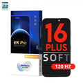 EK Pro COF FHD 120hz Soft OLED LCD Screen For iPhone 16 Plus