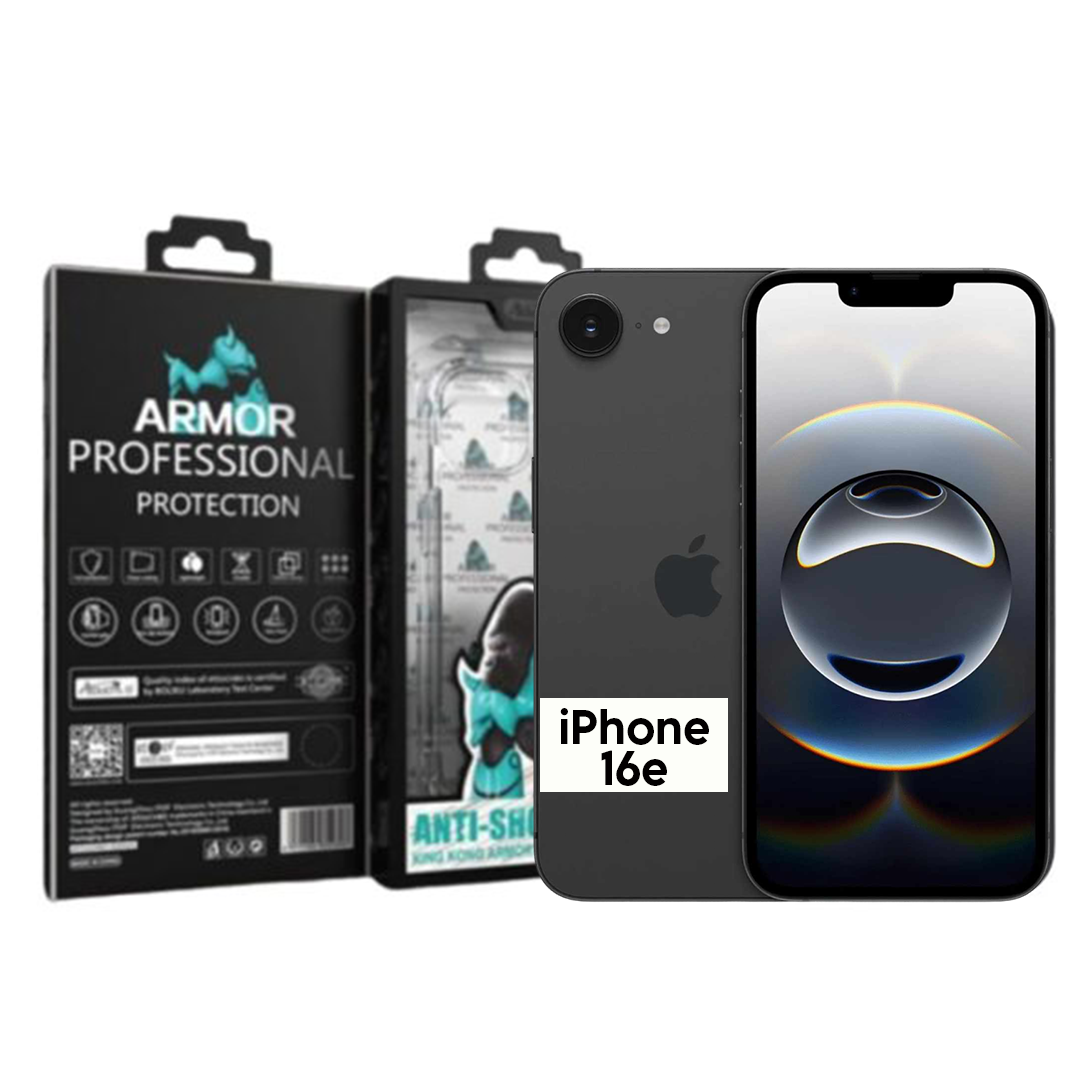 iPhone 16e Anti-Burst Protective Case Clear