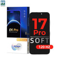 EK Pro COF FHD 120hz Soft OLED LCD Screen For iPhone 17 Pro