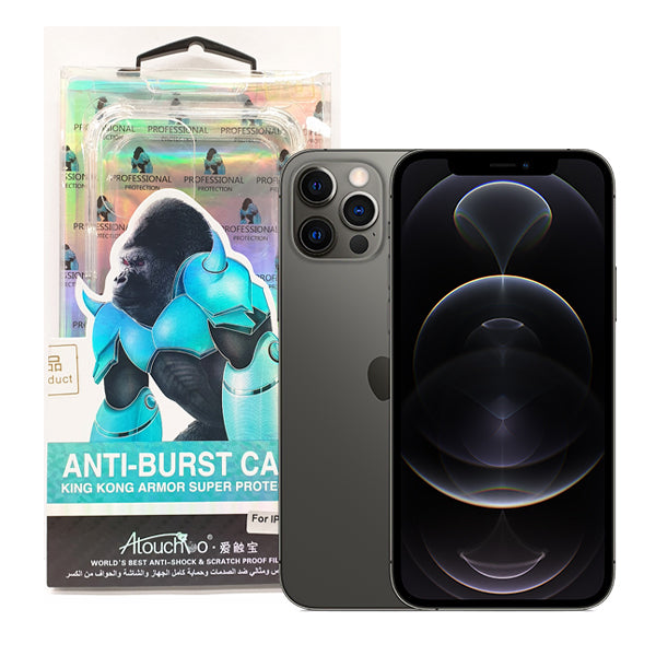 iPhone 12 & 12 Pro Anti-Burst Protective Case Clear