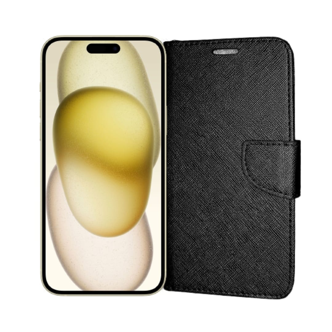 Wallet Flip Case For iPhone 15 Plus - Colors Available