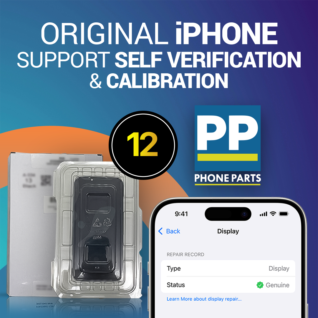 Genuine iPhone 12 Service Pack LCD Assembly Black (Calibrate-able) A2402, A2403, A2404