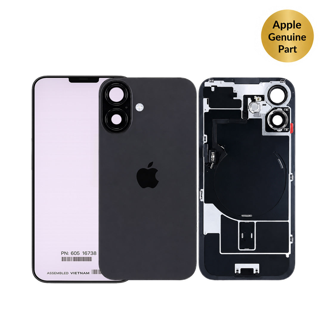 Apple Original Back Glass with MagSafe Magnet & NFC & Flashlight Flex For iPhone 16 Plus Black – 661-49565