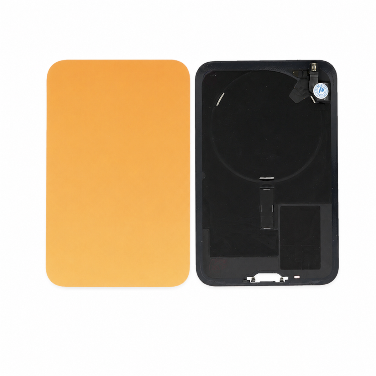 For iPhone 17 Pro Rear Back Glass with Holder Cosmic Orange