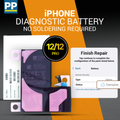 Diagnosable Battery for iPhone 12- 12 Pro with OEM IC and PCB Board, No Pop-Up, No Soldering Required