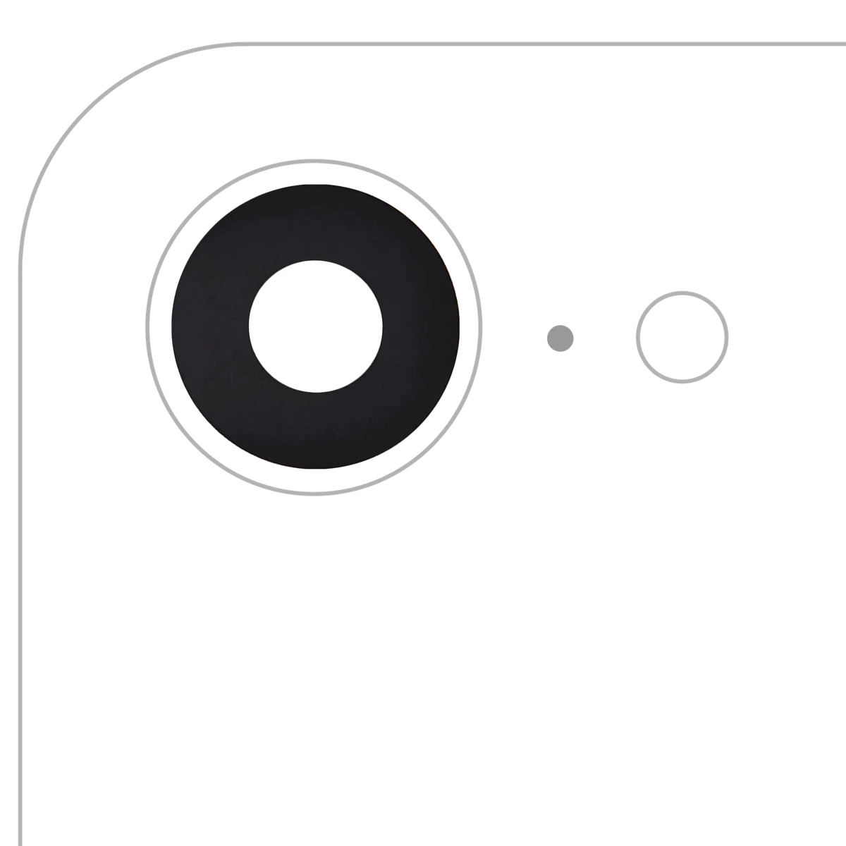 iPhone 16e Back Camera Lens for iPhone 16e A3408 A3409 A3410 OEM Quality