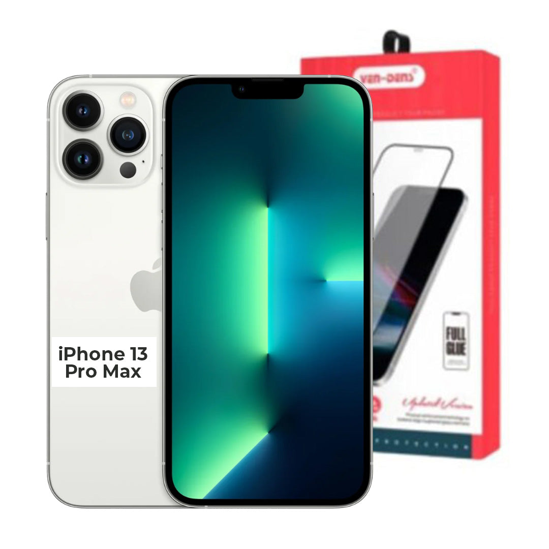 iPhone 13 Pro Max Full Glue Tempered Glass